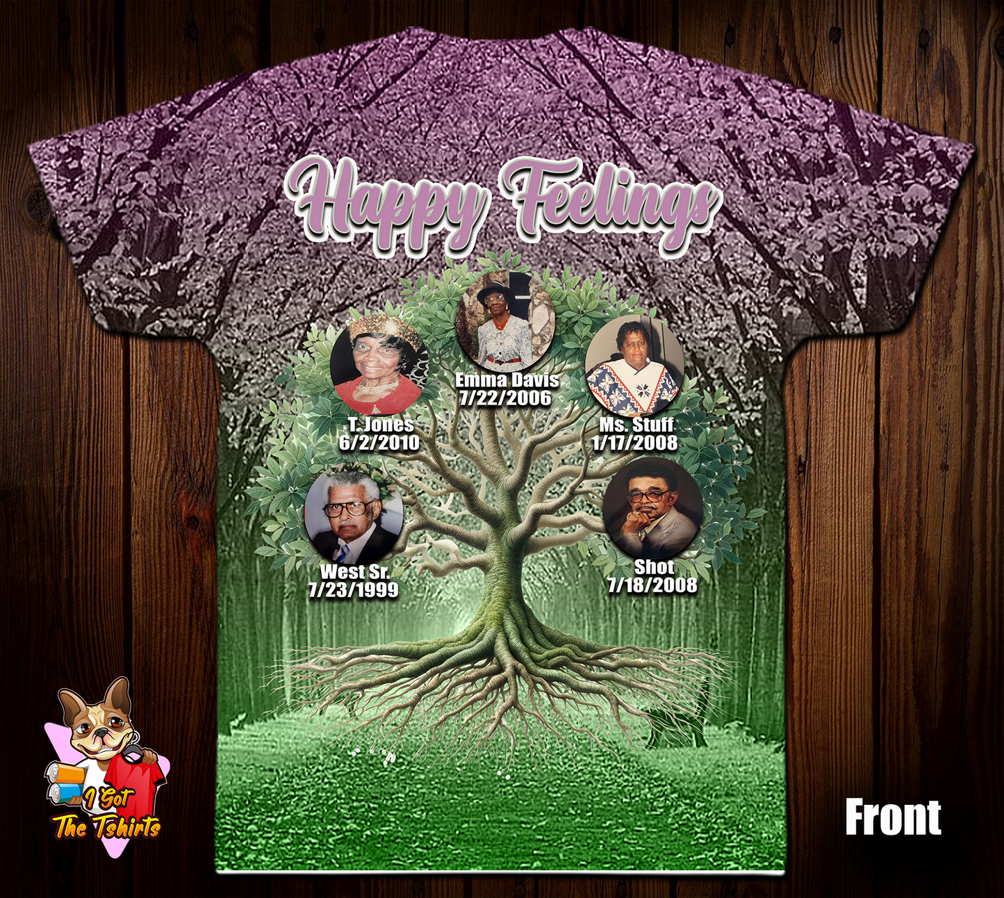 Happy Feelings Memorial Shirt