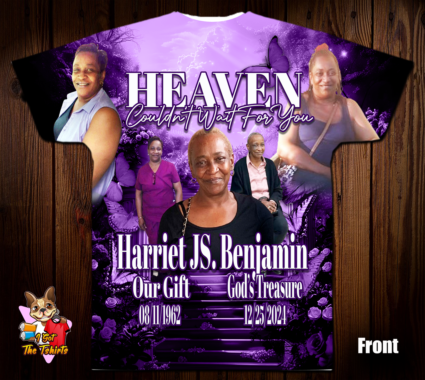 Harriet JS. Benjamin Memorial 3D/Allover Shirt