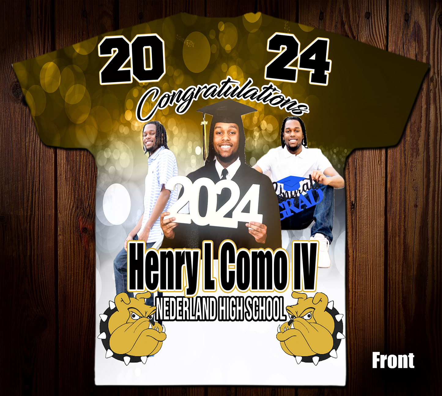 Henry L Como's 3D/Allover Grad Shirt