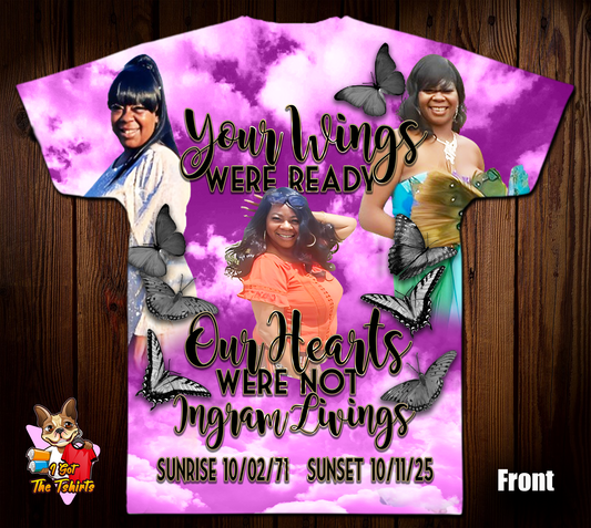 Ingram Livings Memorial 3D/Allover Shirt