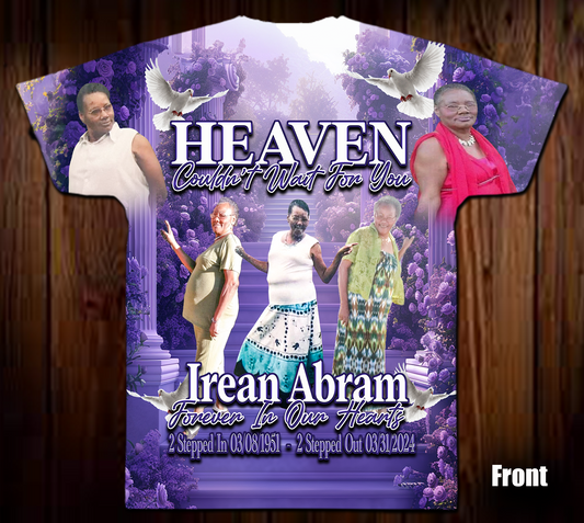 Irean Abram Memorial Shirt