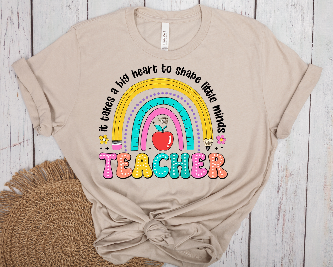 It Takes A Big Heart To Shape Little Minds Shirt