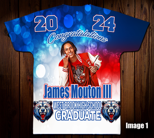 James Mouton III 3D/Allover Grad Shirt