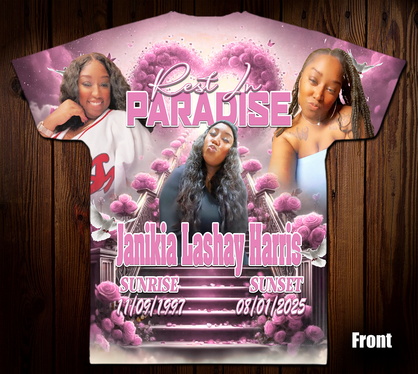 Janikia Lashay Harris Memorial 3D/Allover Shirt