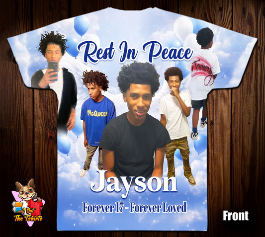 Jayson's Memorial 3D/Allover Shirt