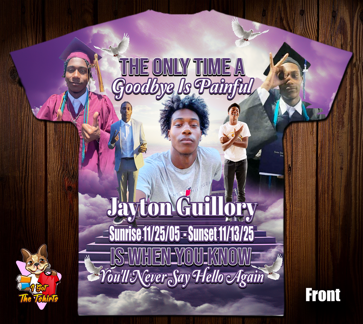 Jayton Guillory Memorial 3D/Allover Shirt