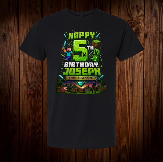 Joseph's 5th Birthday Shirt