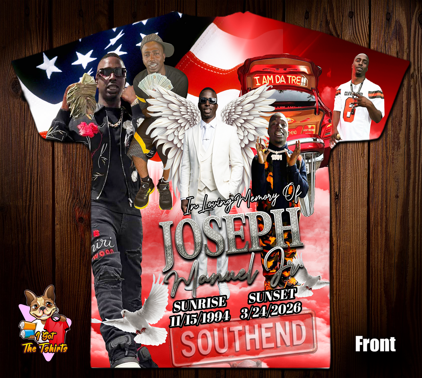 Joseph Manuel Jr,  Memorial Shirt