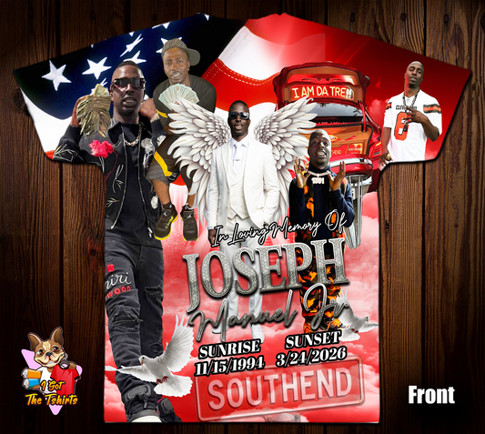 Joseph Manuel Jr,  Memorial Shirt