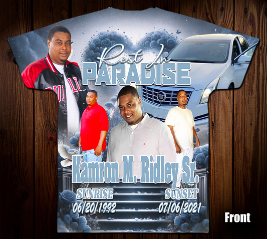 Kamron M. Ridley Jr.Memorial 3D/Allover Shirt