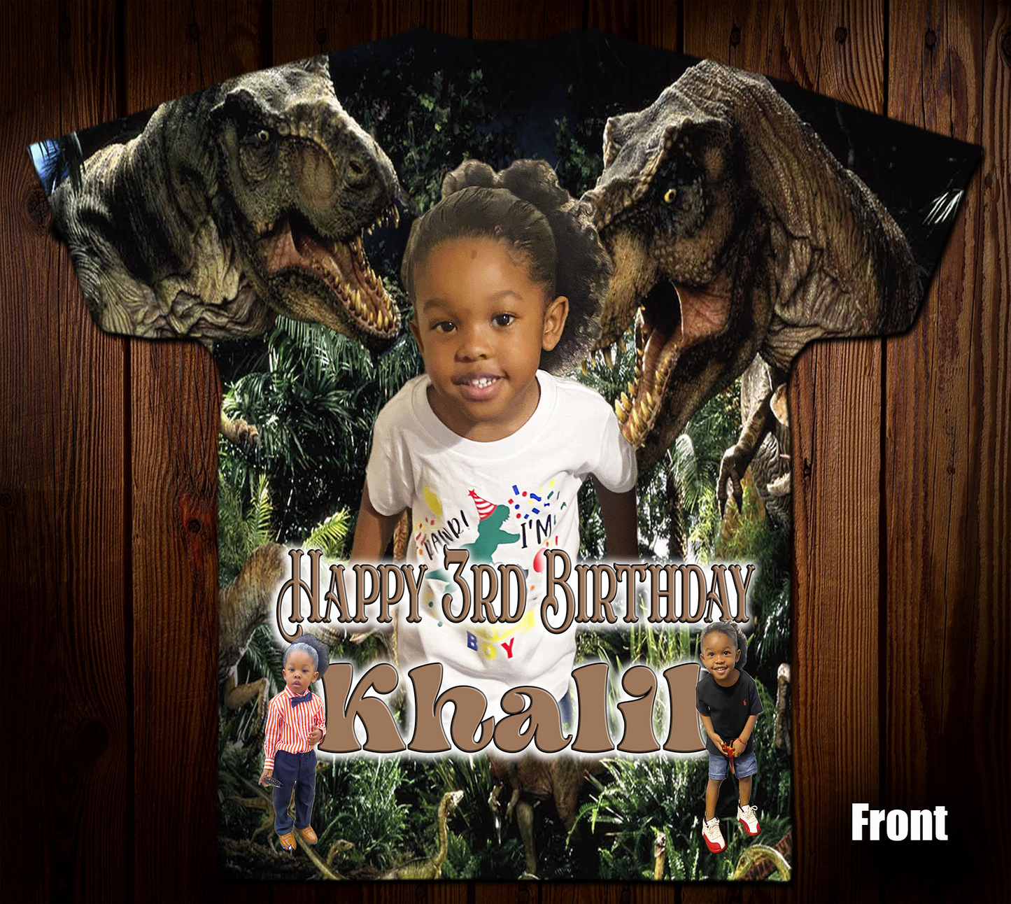 Khalil's 3rd Birthday Shirt