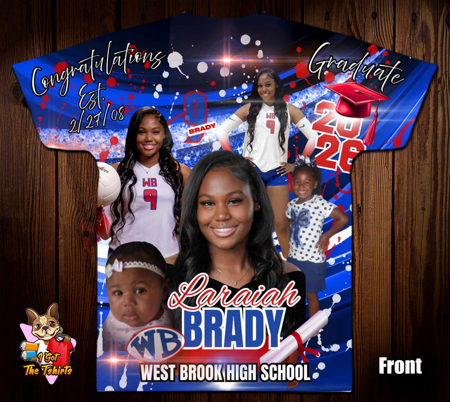 Laraiah Brady Grad Shirt