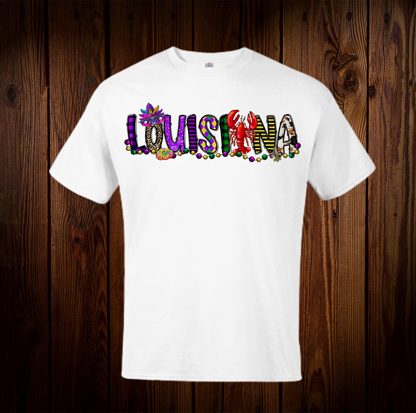 Louisiana Mardi Gras with Lobster Shirt