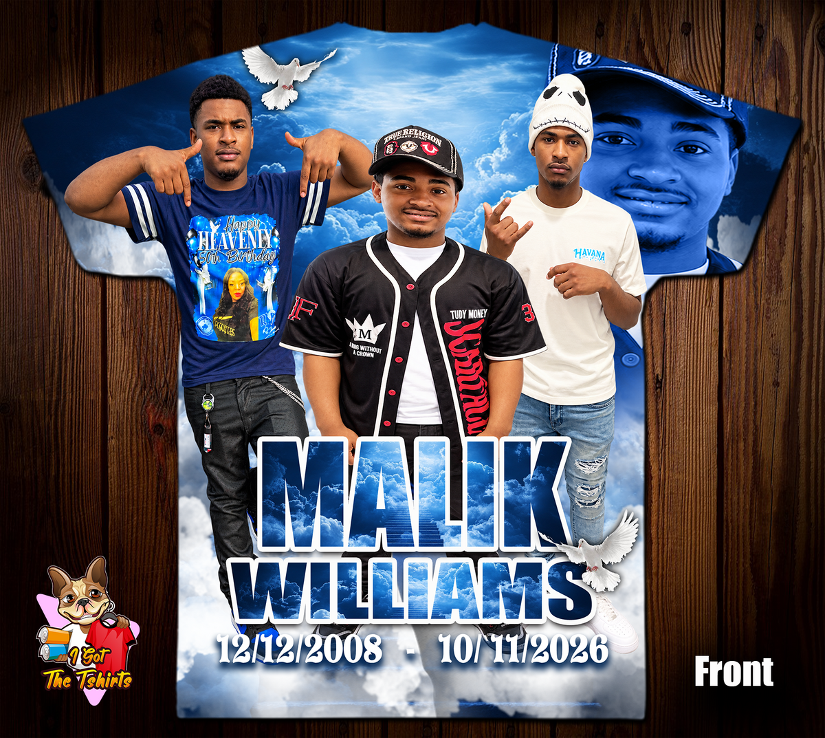 Malik Williams Memorial 3D/Allover Shirt