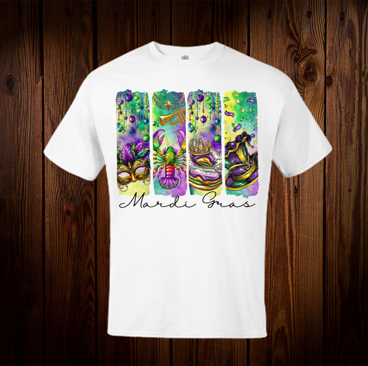 Mardi Gras 4 Images Shirt
