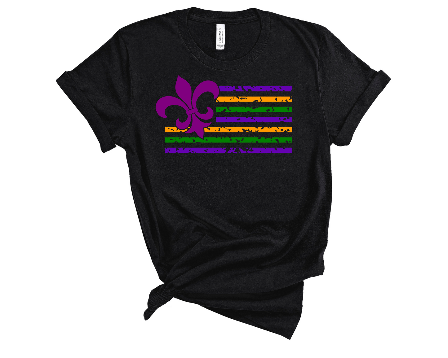 Mardi Gras Flag Shirt