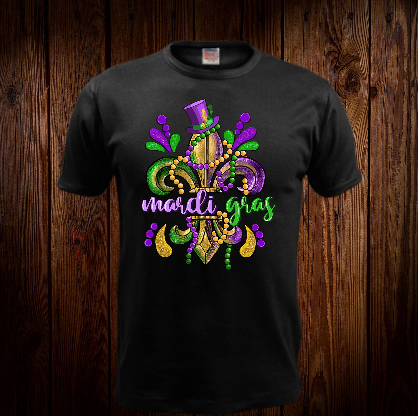 Mardi Gras Fleu De Lis Shirt