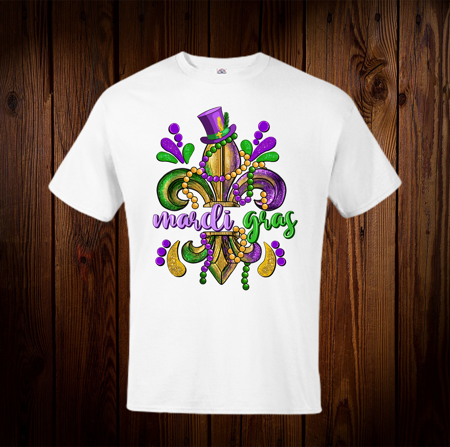 Mardi Gras Fleu De Lis Shirt