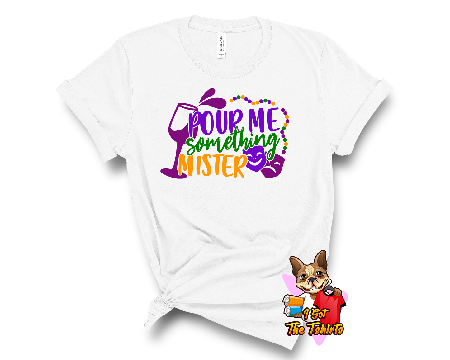 Mardi Gras Pour Shirt