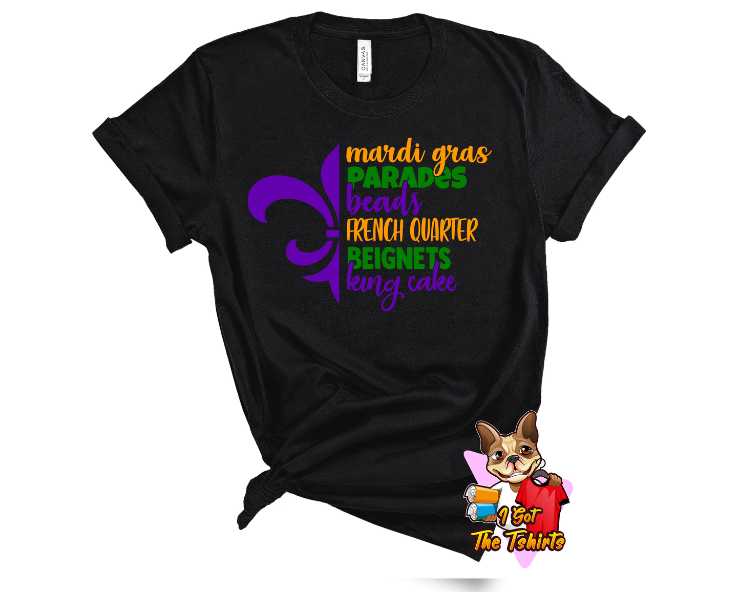 Mardi Gras Parade Beads Shirt