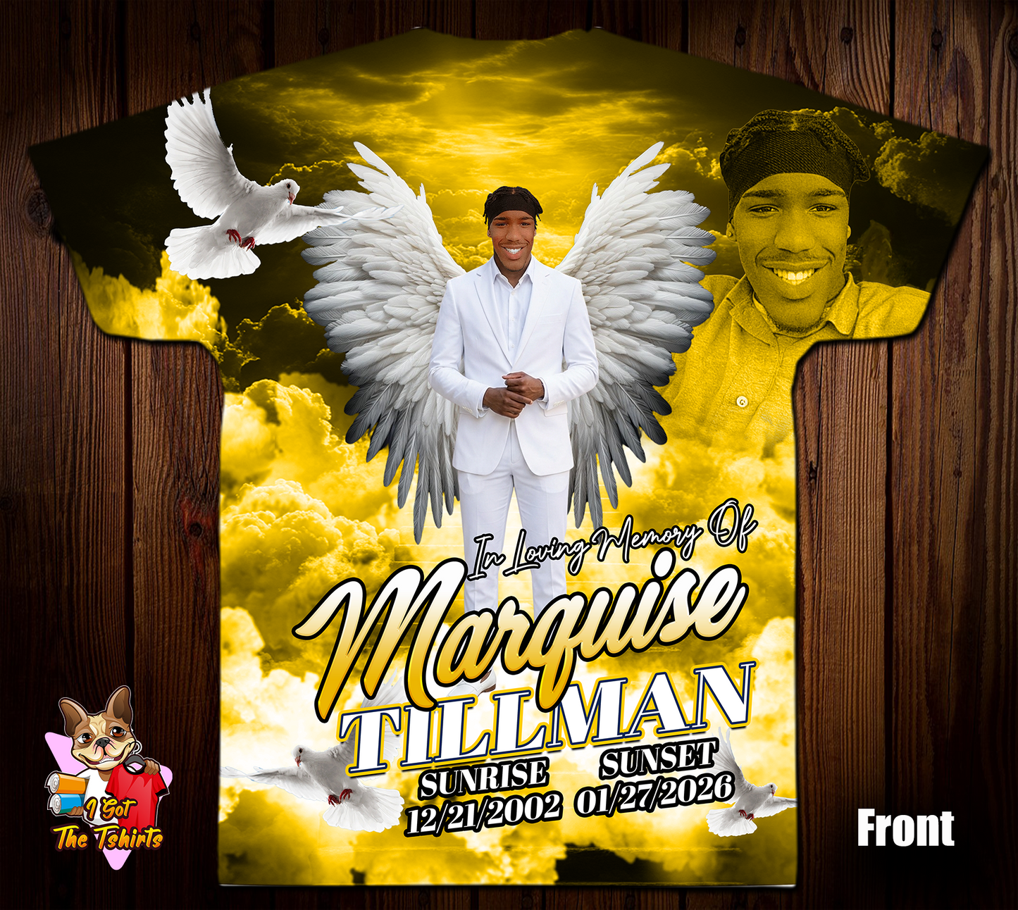Marquise Tillman Memorial 3D/Allover Shirt
