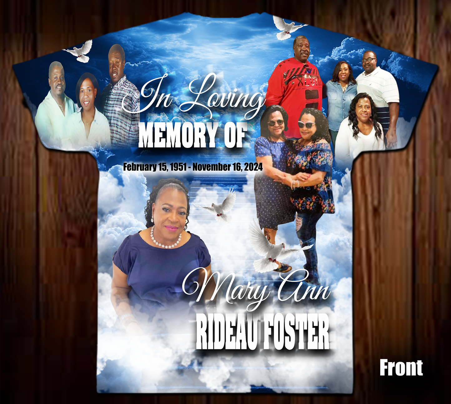 Mary Ann Rideau Foster Memorial Shirt