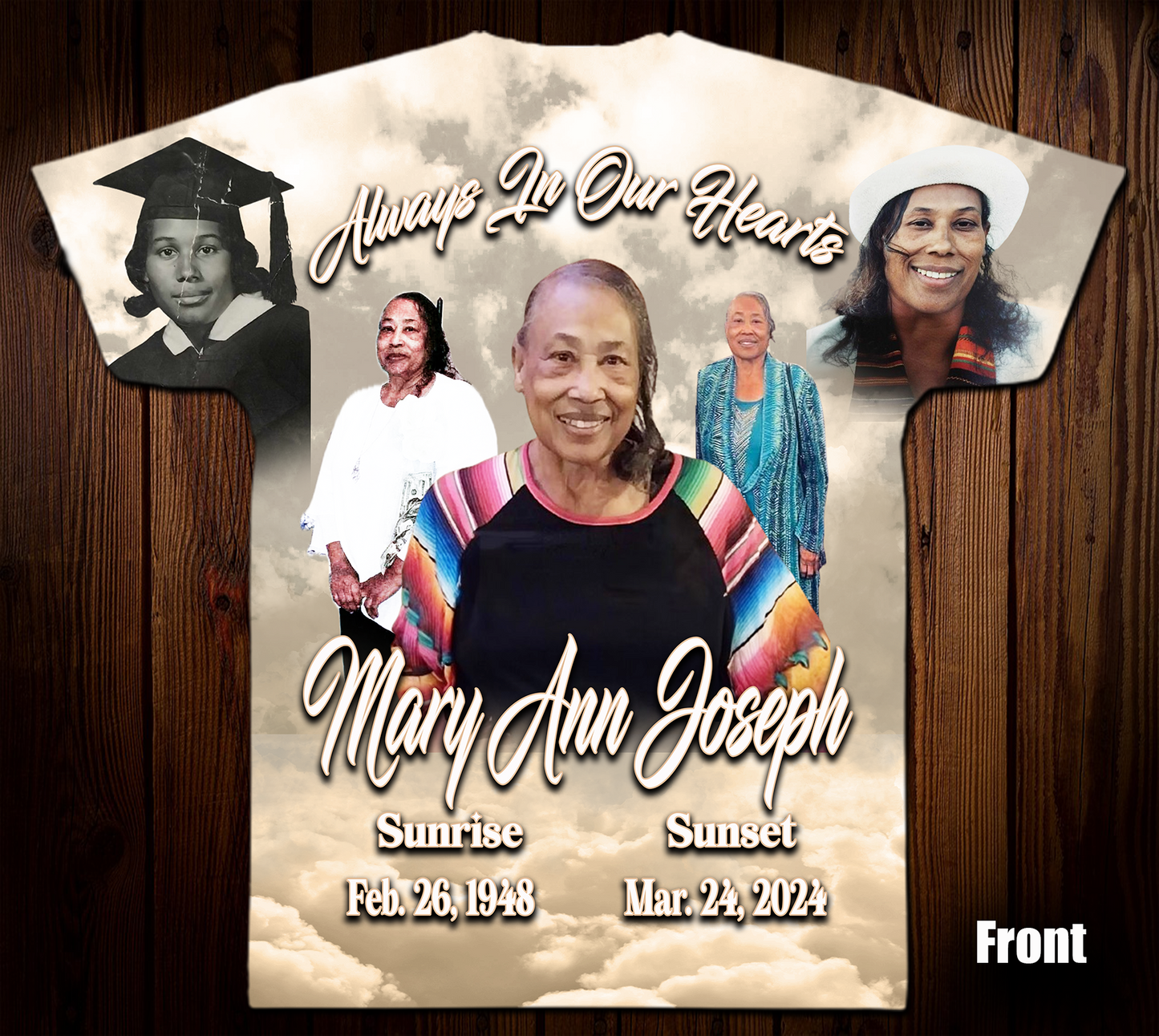 Mary Ann Joseph Memorial Shirt