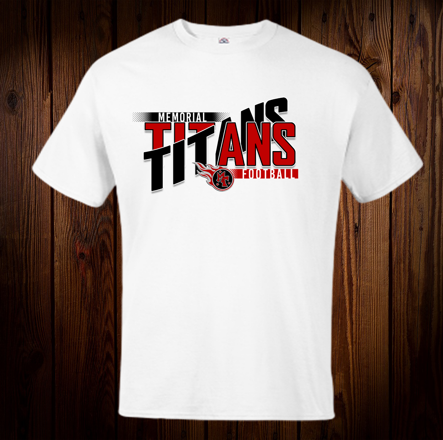 Memorial Wave Football Shirt