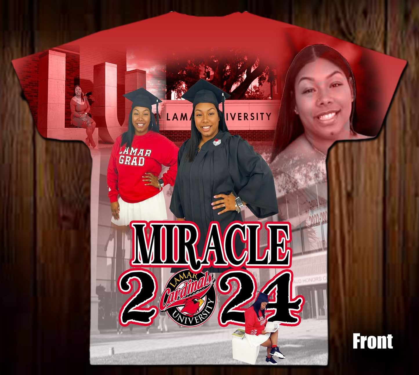 Miracle3D/Allover Grad Shirt