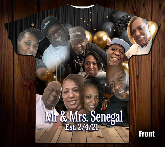 Mr & Mrs Senegal Shirt