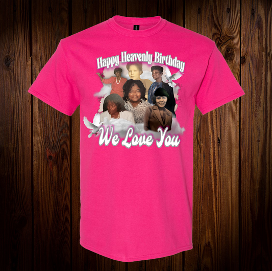 Happy Heavenly Birthday (Mama Sutton) Memorial Regular Shirt