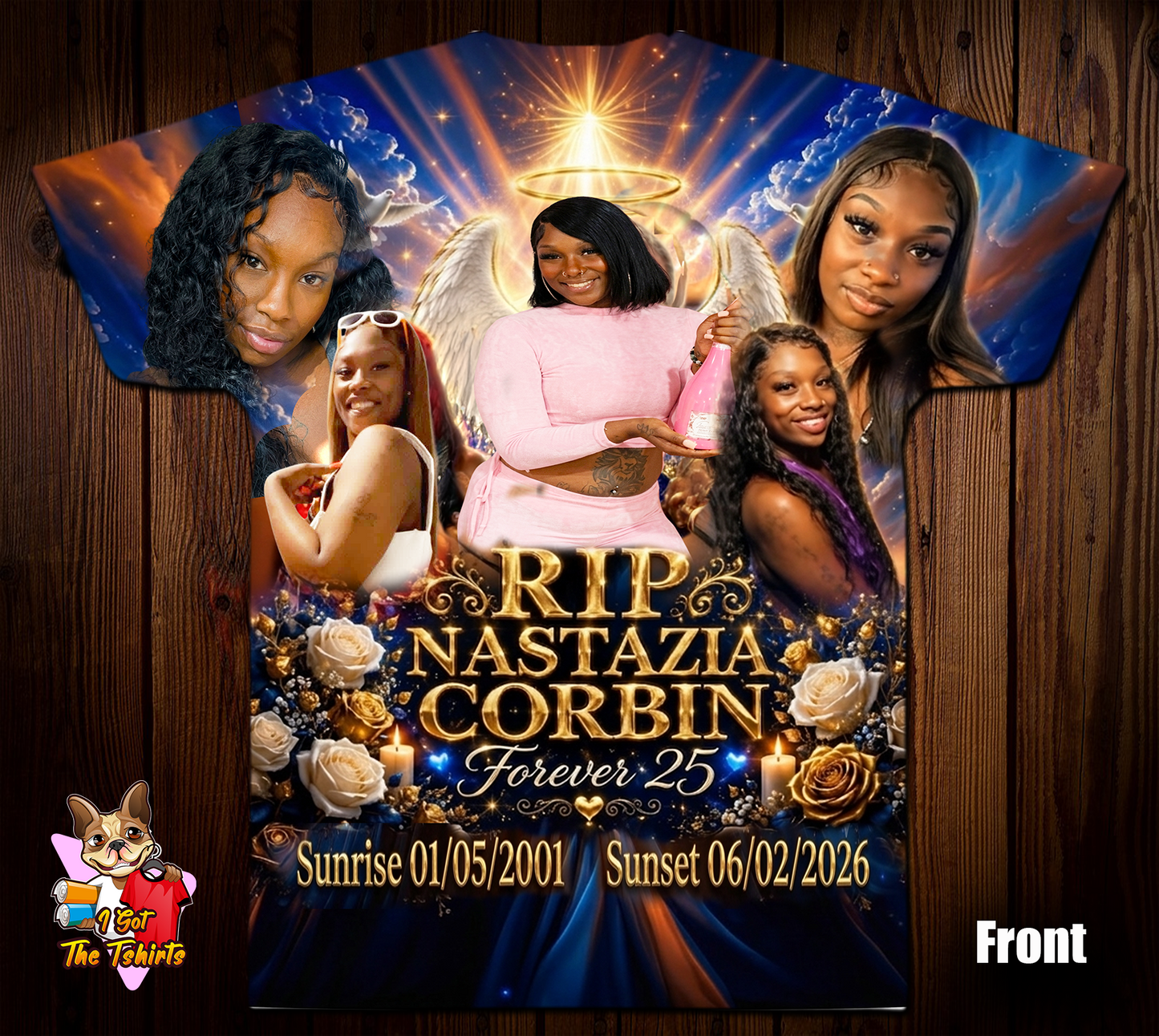 Nastazia Corbin Memorial 3D/Allover Shirt