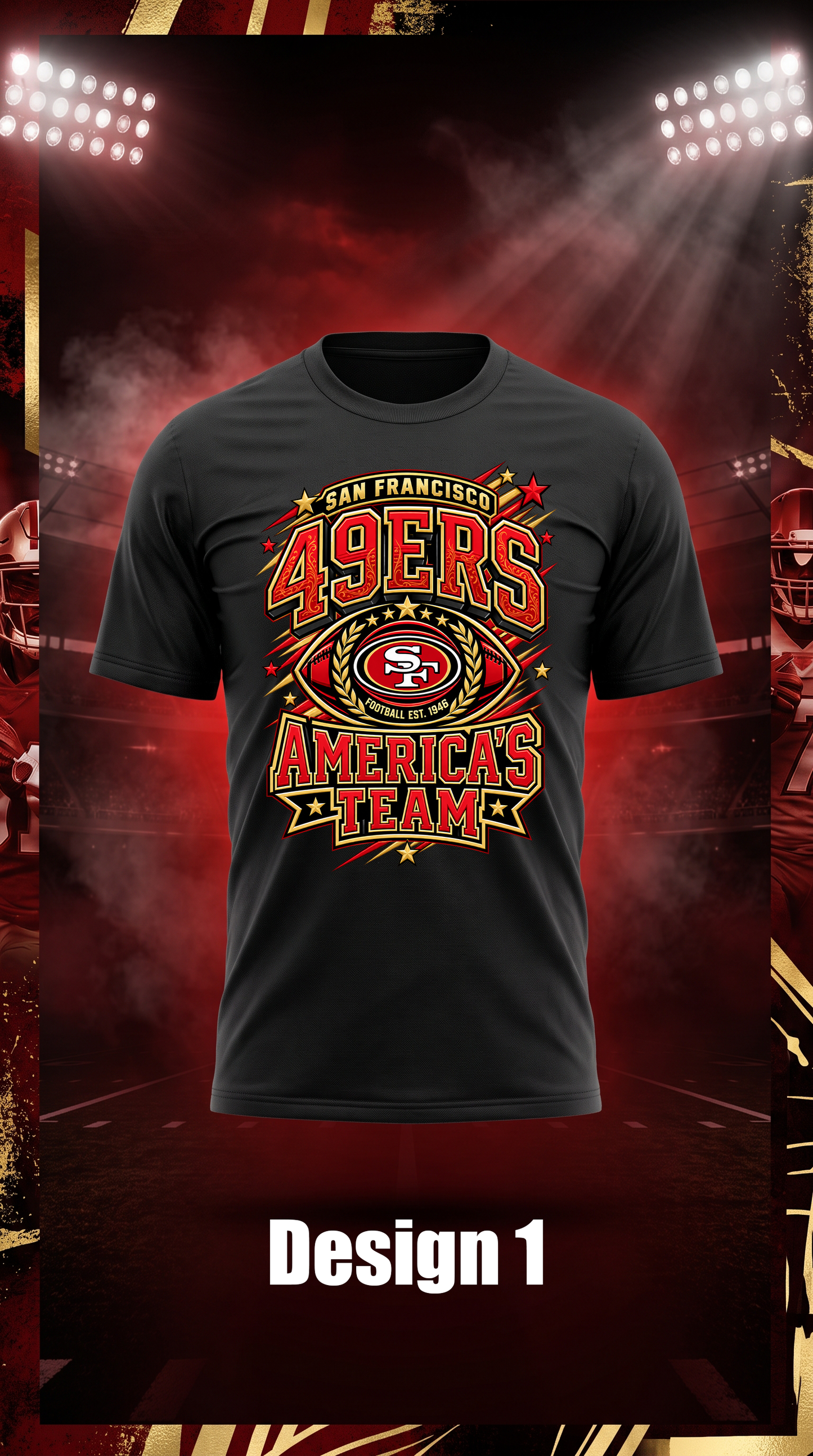Niners America's Team Shirt