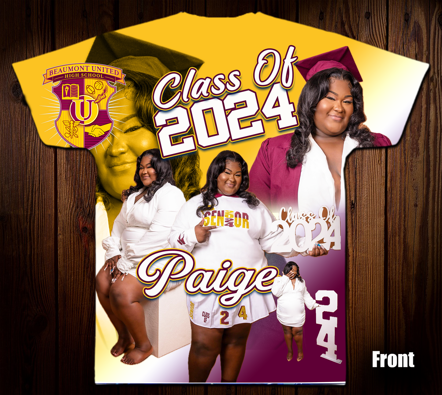 Paige's 3D/Allover Grad Shirt