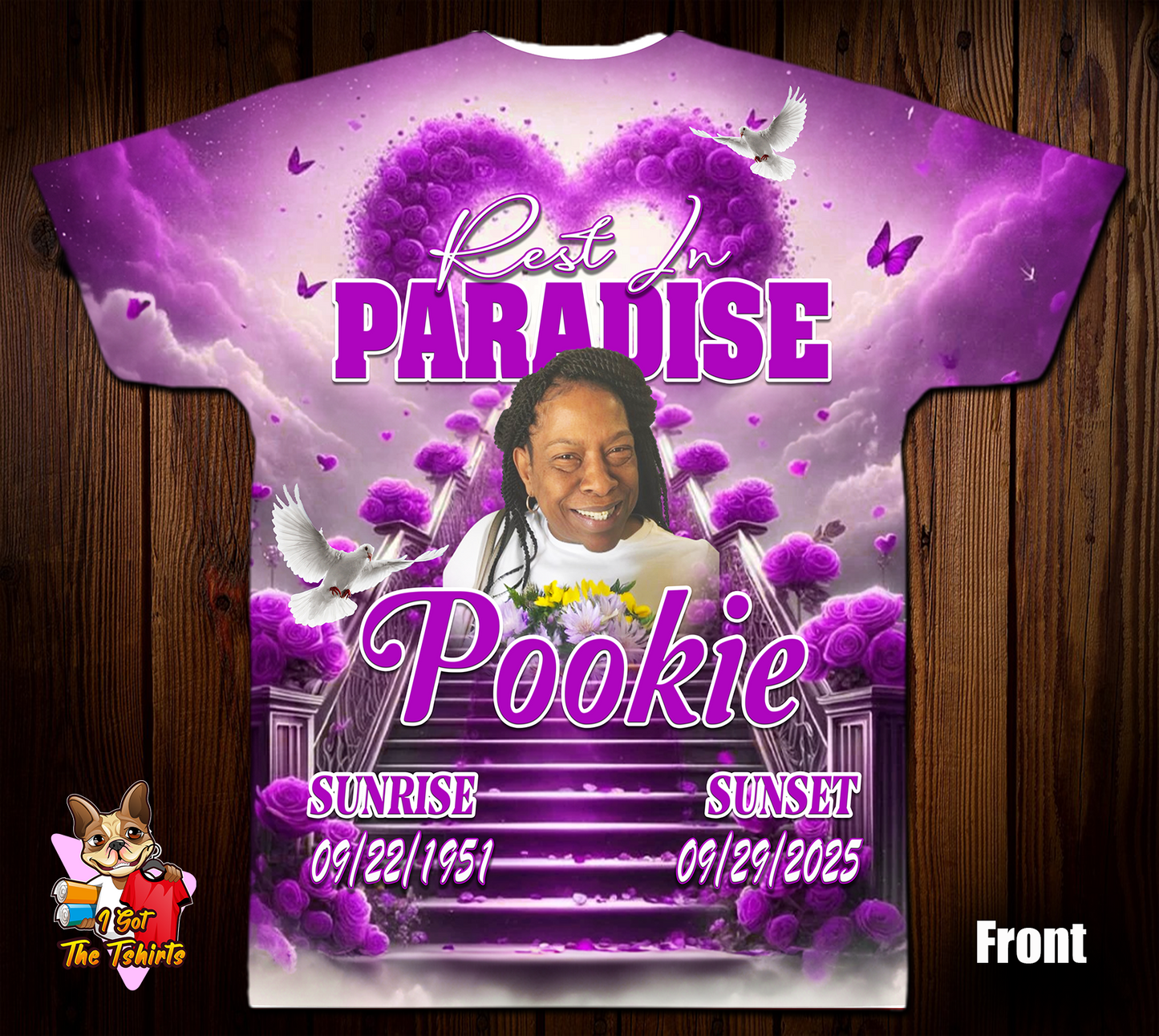 "Pookie" Memorial 3D/Allover Shirt