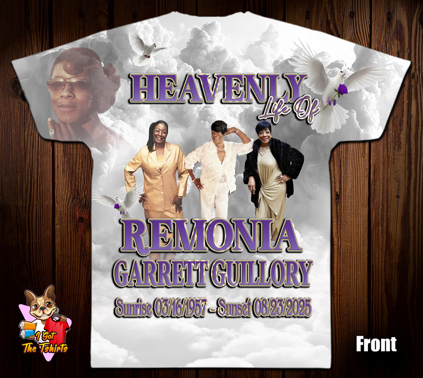 Remonia Garrett-Guillory Memorial 3D/Allover Shirt