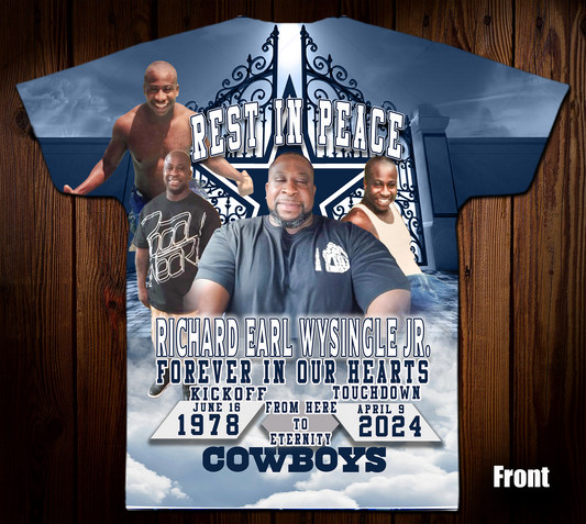 Richard Earl Wysingle Jr. Memorial Shirt