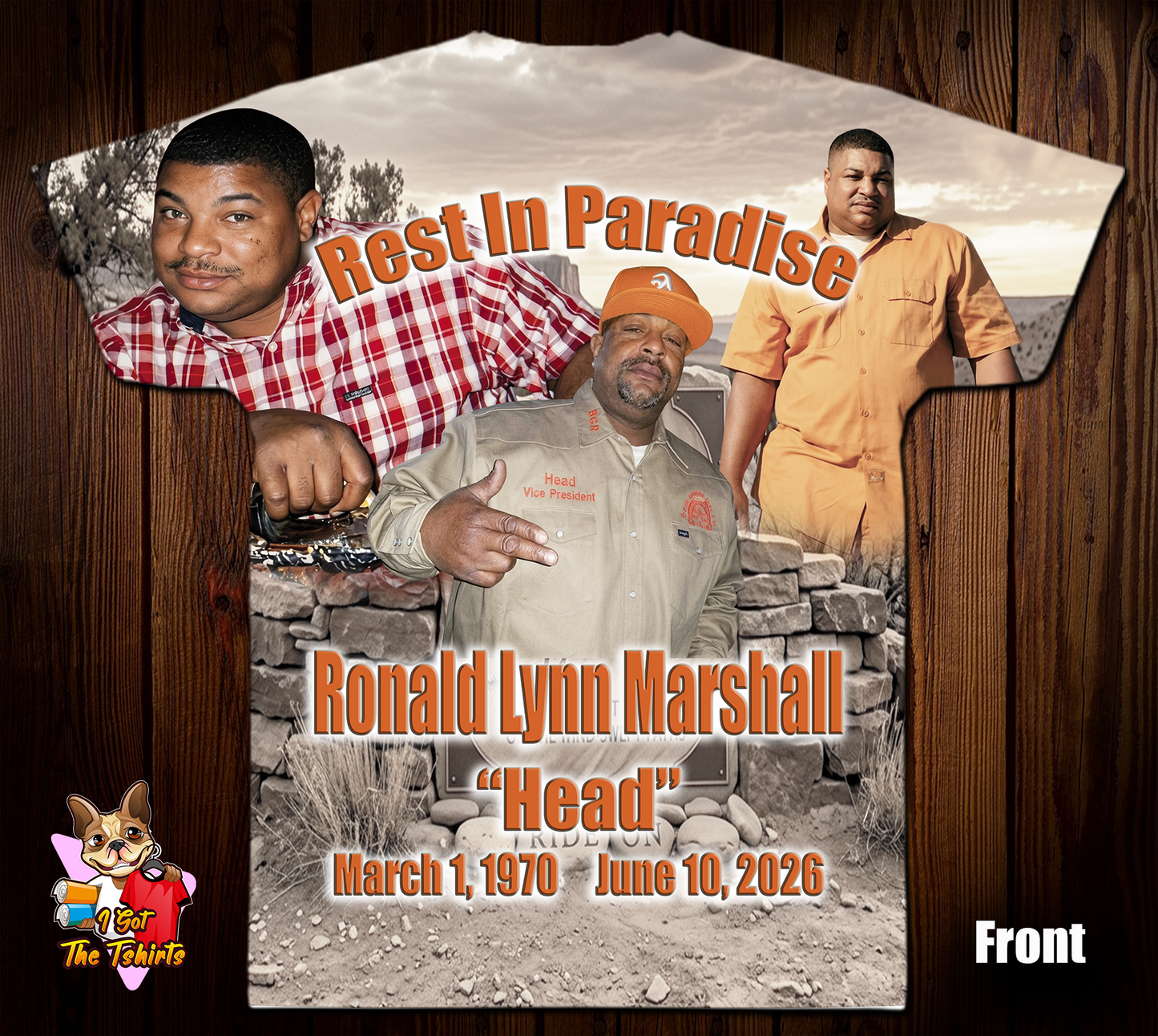 Ronald Lynn Marshall Memorial 3D/Allover Shirt
