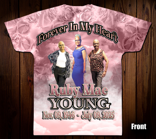 Ruby Mae Young Memorial 3D/Allover Shirt
