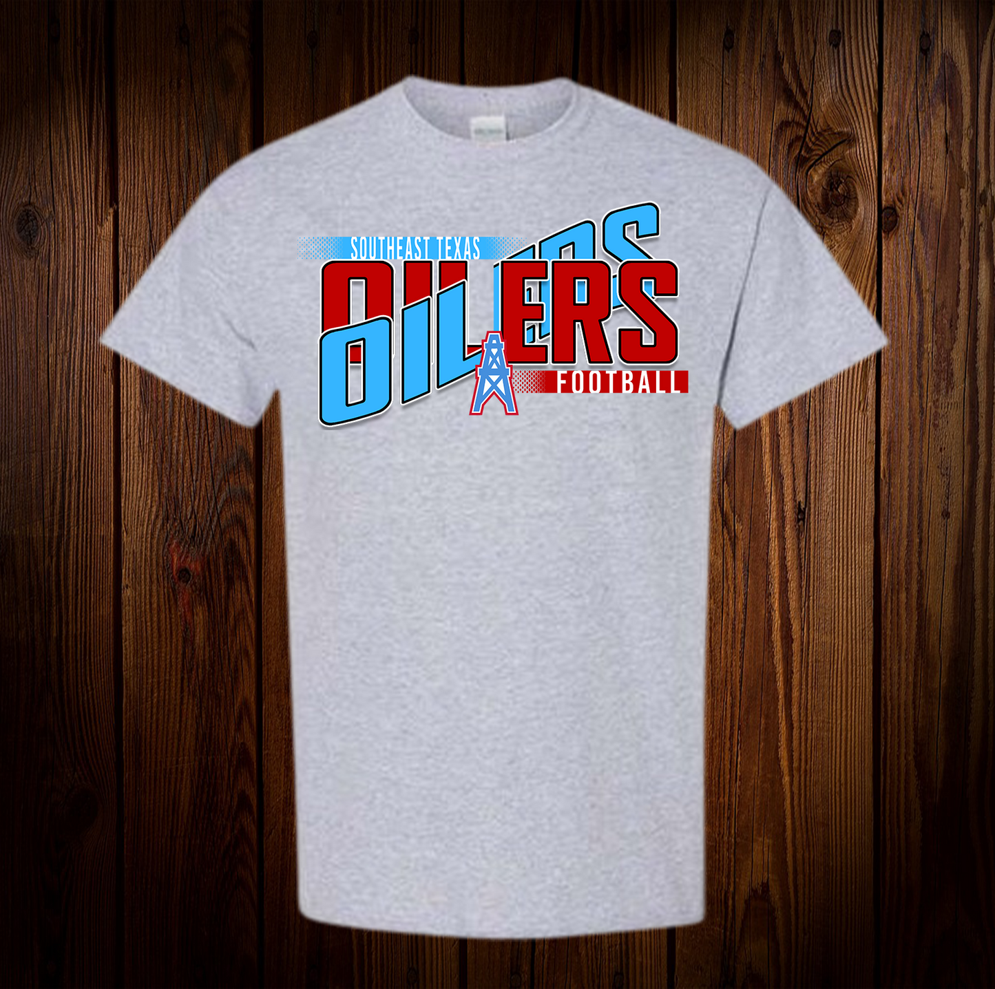 SETX Oilers Wave Football Shirt
