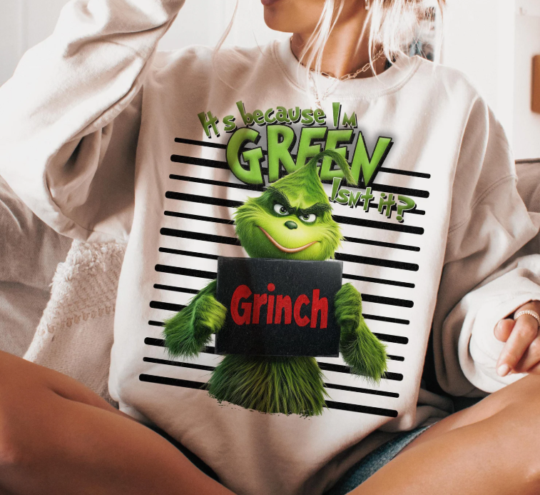 It's Becuase I'm Green Isn't It Shirt