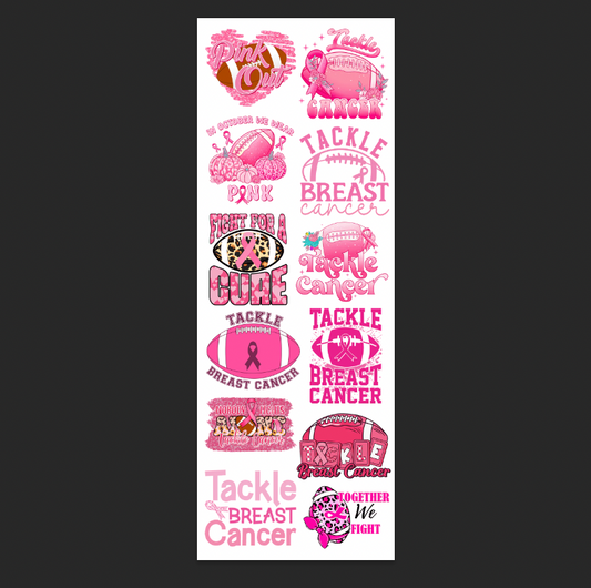 Tackle Cancer Gangsheet 22x60