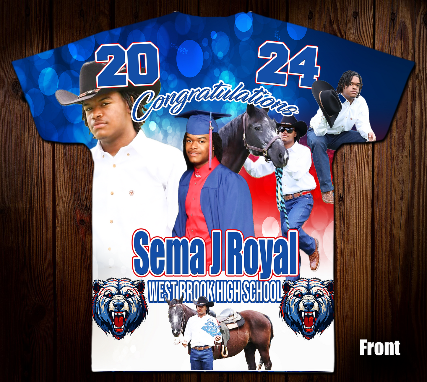 Sema J Royal's 3D/Allover Grad Shirt