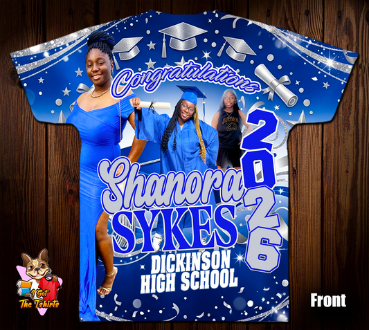 Shanora Sykes 3D/Allover Grad Shirt