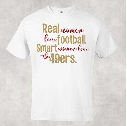 Smart Woman Love The 49ers Shirt