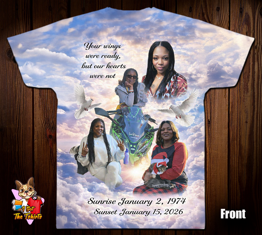 Tameka Kelly Memorial 3D/Allover Shirt