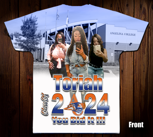 Toriah's 3D/Allover Grad Shirt