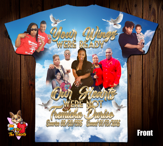 Tremicka Duriso Memorial 3D/Allover Shirt (Family)
