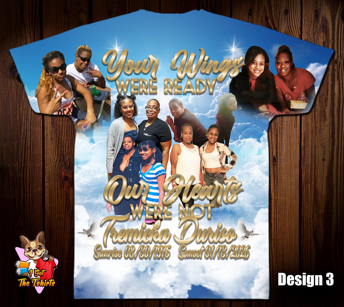 Tremicka Duriso Memorial 3D/Allover Shirt (Family)