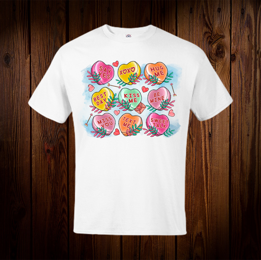 Valentine's Day Candy Hearts Shirt